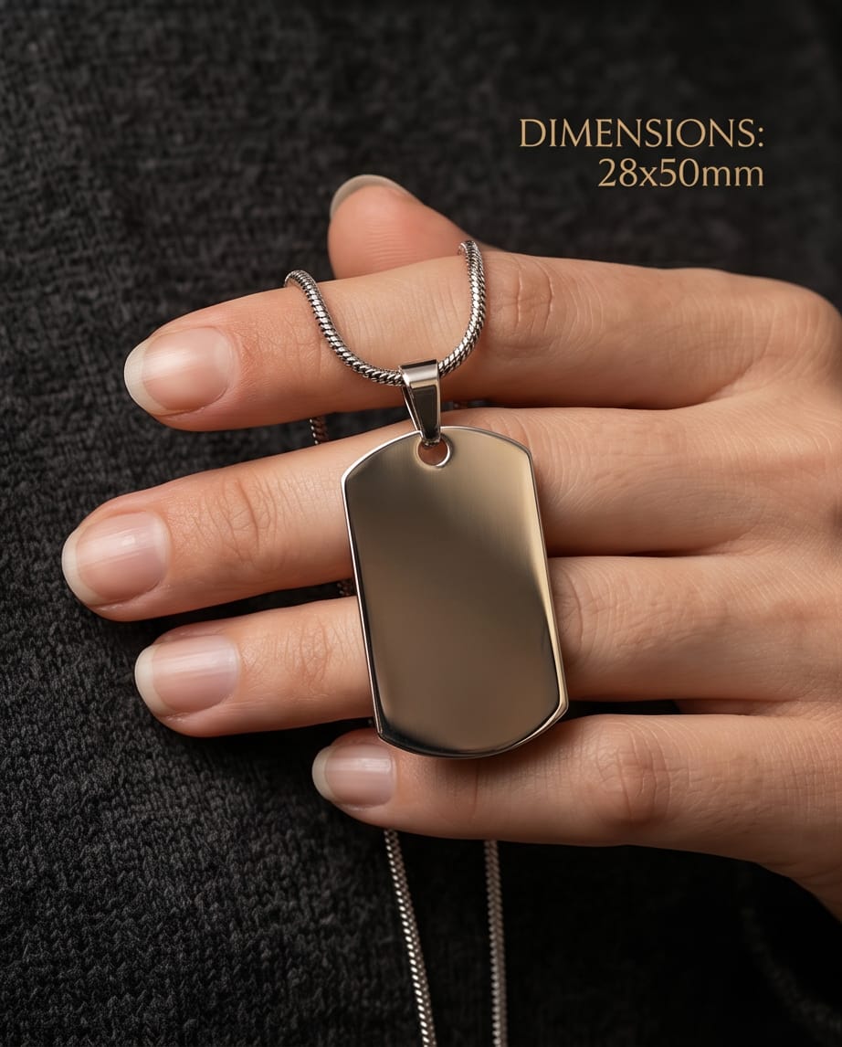 Llavero / Collar Personalizado Rectangular (copia) - Imagen 9