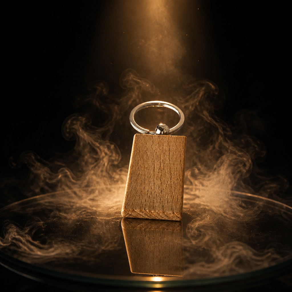 Llavero de madera Rectangular