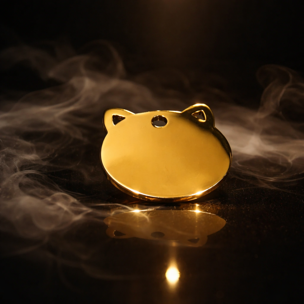 Chapa Identificativa Silueta Gato – Colgante Personalizable para Mascotas - Imagen 3